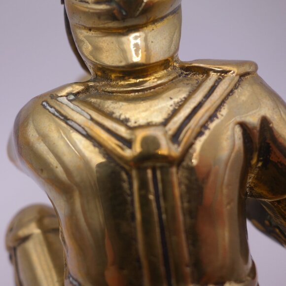 Imported by McLidon Toronto Canada Baseball Catcher Metal Statue - Picture 6 of 15